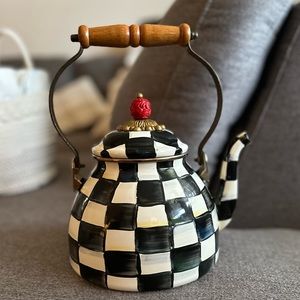MacKenzie-Childs Courtly Check Teakettle